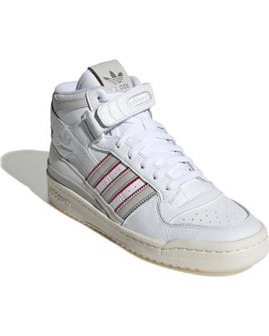 Sportif-De-Hombre-ADIDAS-ZAPATILLAS-FORUM-MID-PARA-HOMBRE-EN-COLOR-BLANCO