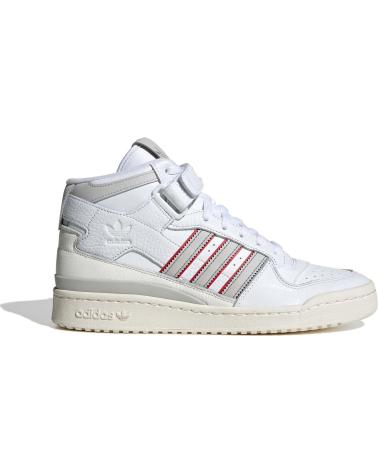 Sportif-De-Hombre-ADIDAS-ZAPATILLAS-FORUM-MID-PARA-HOMBRE-EN-COLOR-BLANCO
