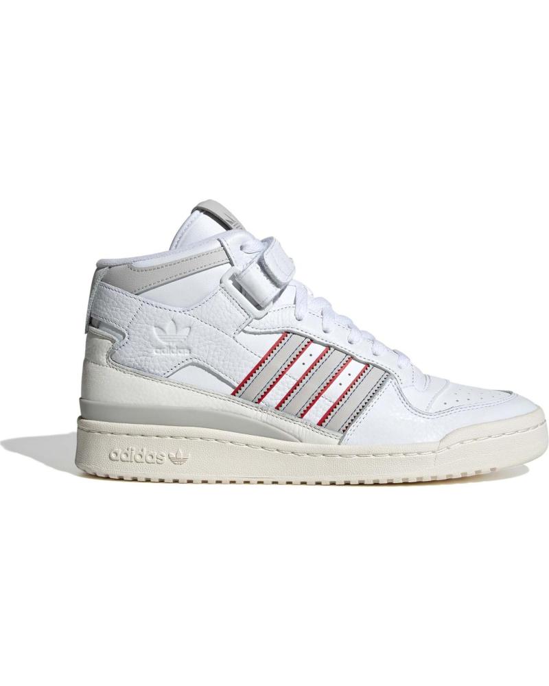 Sportif-De-Hombre-ADIDAS-ZAPATILLAS-FORUM-MID-PARA-HOMBRE-EN-COLOR-BLANCO