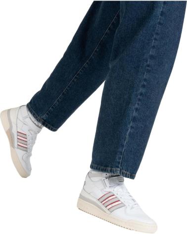 Sportif-De-Hombre-ADIDAS-ZAPATILLAS-FORUM-MID-PARA-HOMBRE-EN-COLOR-BLANCO