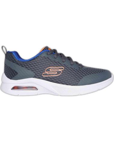 Deportivas de Niña y Niño SKECHERS ZAPATILLAS MICROSPEC MAX - KAPT PARA NINOS UNISEX EN COLOR N NEGRO