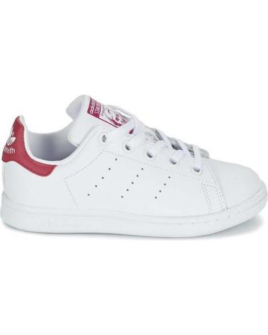 Sportif-De-Niña-ADIDAS-ZAPATILLAS-STAN-SMITH-C-PARA-NINOS-UNISEX-EN-COLOR-BLANCO