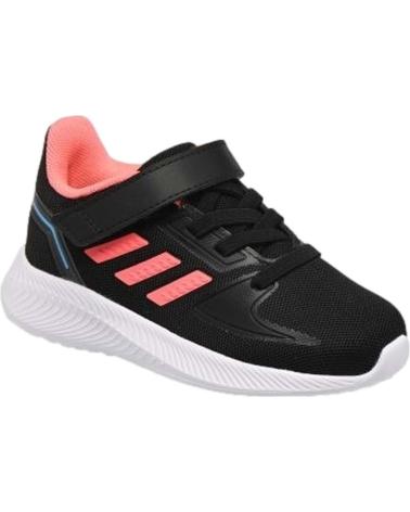 Sneaker für Mädchen und Junge ADIDAS ZAPATILLAS RUNFALCON 2 0 PARA BEBE EN COLOR NEGRO
