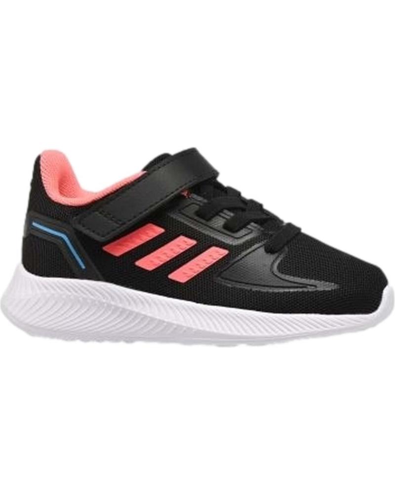 Sneaker für Mädchen und Junge ADIDAS ZAPATILLAS RUNFALCON 2 0 PARA BEBE EN COLOR NEGRO