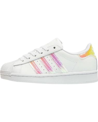 Sportif-De-Niña-ADIDAS-ZAPATILLAS-SUPERSTAR-FV3147-BLANCO