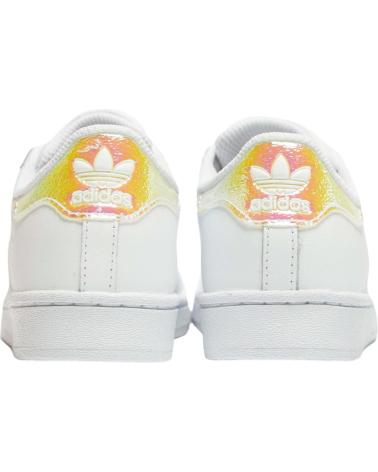 Sportif-De-Niña-ADIDAS-ZAPATILLAS-SUPERSTAR-FV3147-BLANCO