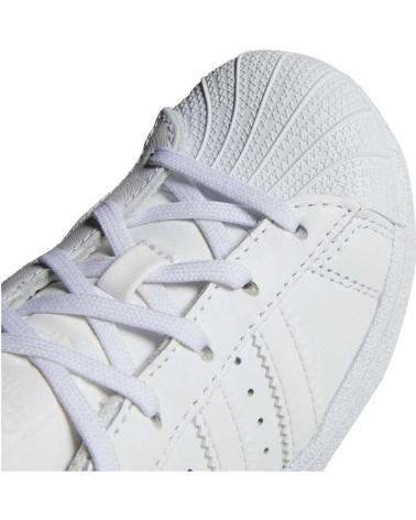 Sportif-De-Niña-ADIDAS-ZAPATILLAS-SUPERSTAR-PARA-NINOS-UNISEX-EN-COLOR-BLANCO