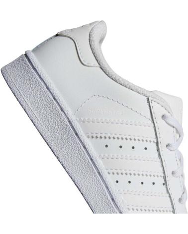 Sportif-De-Niña-ADIDAS-ZAPATILLAS-SUPERSTAR-PARA-NINOS-UNISEX-EN-COLOR-BLANCO