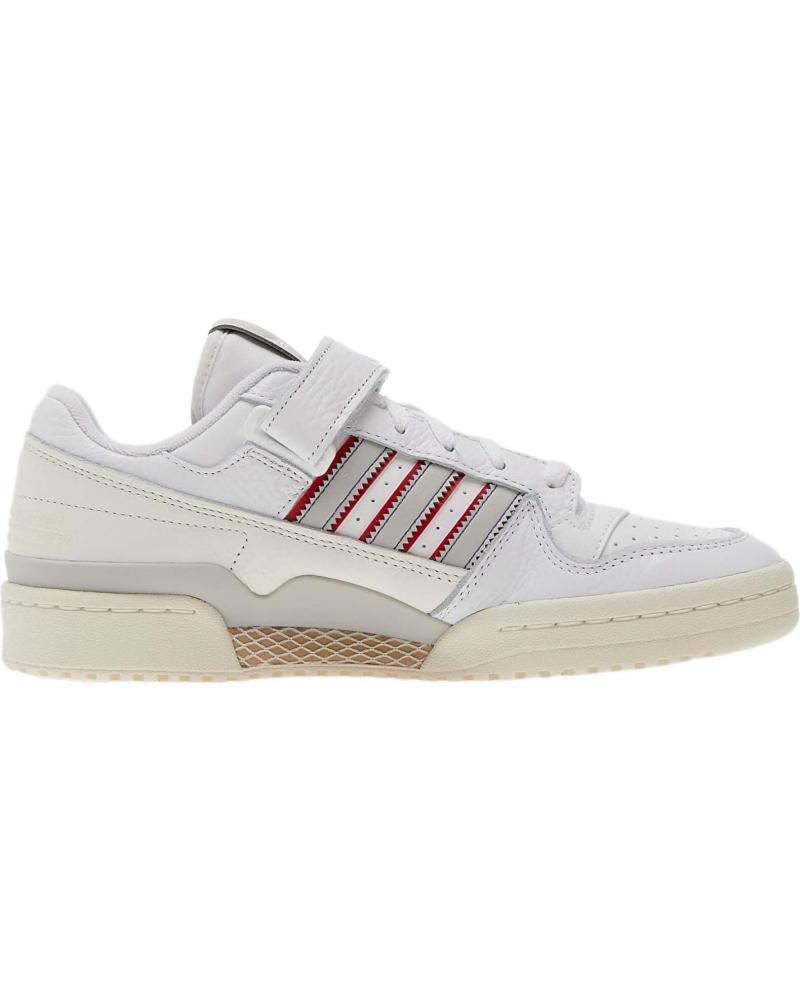 Sportif-De-Hombre-ADIDAS-ZAPATILLAS-FORUM-LOW-EN-COLOR-BLANCO