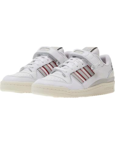 Sportif-De-Hombre-ADIDAS-ZAPATILLAS-FORUM-LOW-EN-COLOR-BLANCO