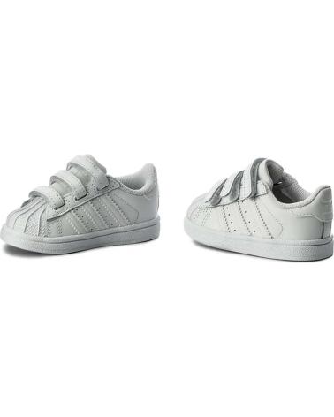 Sportif-De-Niña-ADIDAS-ZAPATILLAS-SUPERSTAR-CF-PARA-BEBE-EN-COLOR-BLANCO