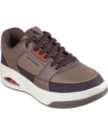 Esportes  de Homem SKECHERS ZAPATILLAS UNO COURT PARA HOMBRE EN COLOR MARRON