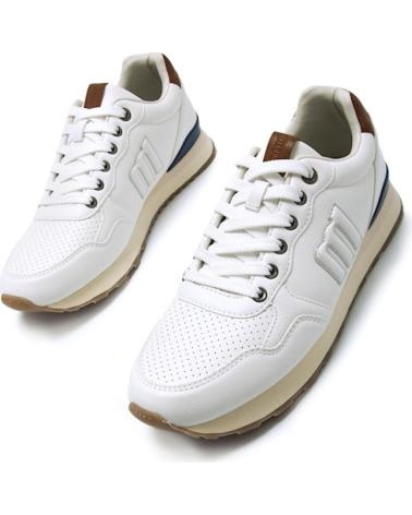 Deportivas de Hombre MTNG DEPORTES MUSTANG MATERIAL PICADO CORDON BLANCO
