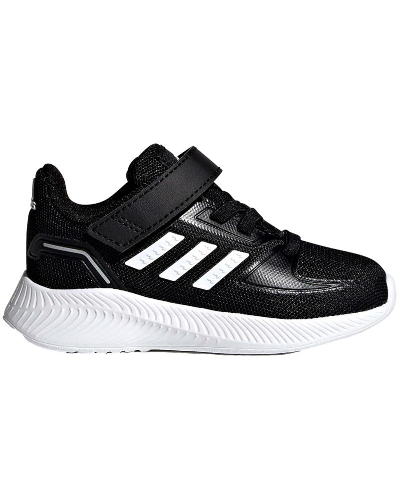 BASKETS ADIDAS NOIRES À SCRATCH POUR BÉBÉ NEGRO