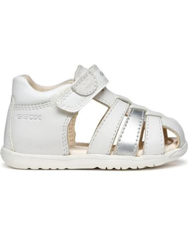 Sandals-De-Niña-GEOX-SANDALIAS-MACCHIA-B254WBSS-WHITESILVER