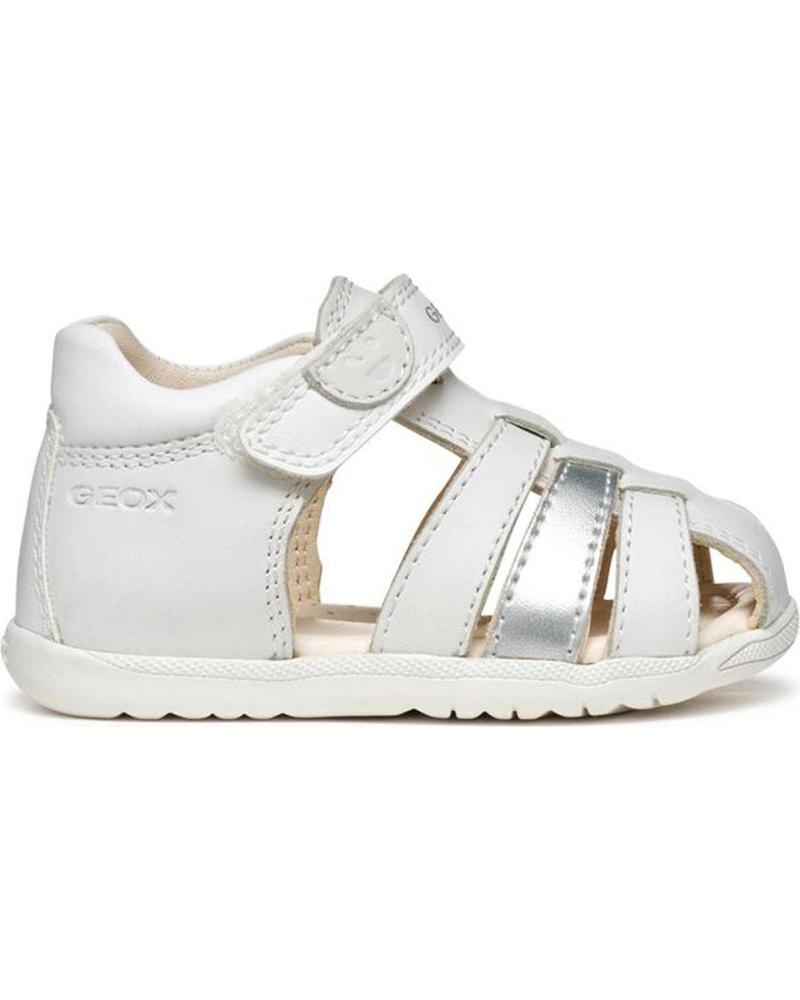 Sandals-De-Niña-GEOX-SANDALIAS-MACCHIA-B254WBSS-WHITESILVER