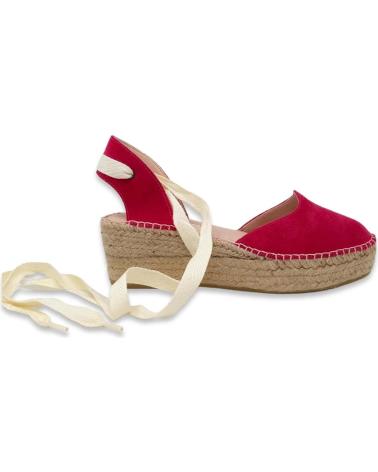 Sandali per Donna MACARENA ALPARGATA PARA MUJER EN COLOR ROJO