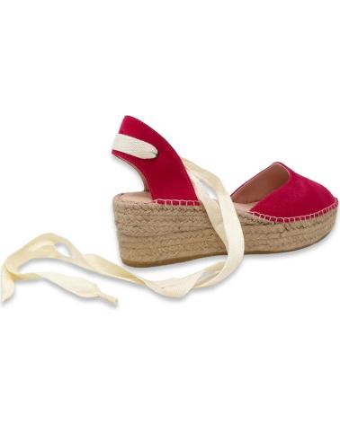 Sandali per Donna MACARENA ALPARGATA PARA MUJER EN COLOR ROJO