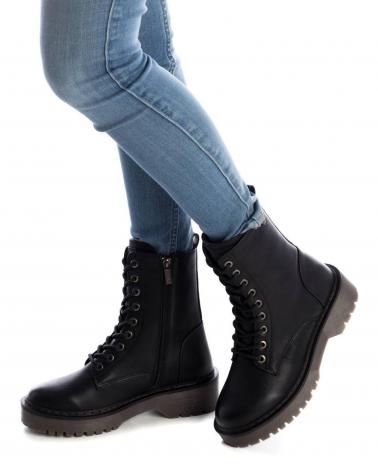 BOTTINES XTI 043215 C NOIRES À LACETS STYLE MILITAIRE NEGRO