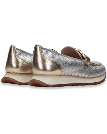 Mocassins de Mulher HISPANITAS MCOASIN SPORT ADORNO SILVER-ANTICO