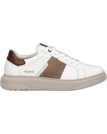 Zapatillas deporte de Hombre FLUCHOS ZAPATILLAS PARA HOMBRE EN COLOR BLANCO BLANCO