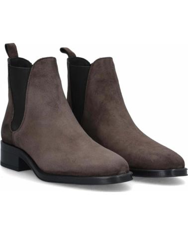 Stivaletti-De-Mujer-ALPE-BOTINES-COUTURE-PARA-MUJER-EN-COLOR-MARRON
