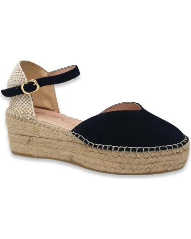 MACARENA SANDALIAS DE PLATAFORMA EN PARA MUJER NEGRO