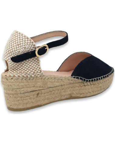 MACARENA SANDALIAS DE PLATAFORMA EN PARA MUJER NEGRO