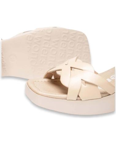 Sandalias de Mujer WONDERS SANDALIAS D-1011 PARA MUJER EN COLOR BEIGE