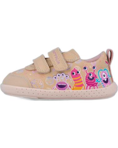Sportivo-De-Niña-GARVALIN-ZAPATILLAS-241307-PARA-NINOS-UNISEX-EN-COLOR-BEIGE