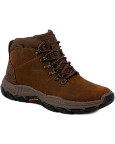 Botins-De-Hombre-SKECHERS-CALZADO-MARCA-MODELO-RESPECTED-MARRóN