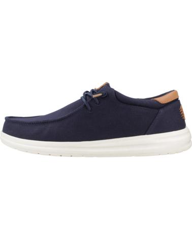 Man Boat shoes HEY DUDE MOCASINES HOMBRE MODELO PAUL CANVAS COLOR AZUL NAVY