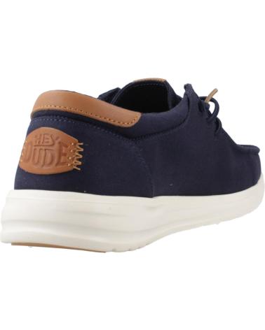 Sapato de vela de Homem HEY DUDE MOCASINES HOMBRE MODELO PAUL CANVAS COLOR AZUL NAVY
