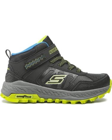 Sportivo-De-Niña-SKECHERS-CALZADO-MARCA-MODELO-MID-TOP-G-NEGRO