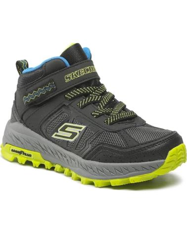 Sportivo-De-Niña-SKECHERS-CALZADO-MARCA-MODELO-MID-TOP-G-NEGRO
