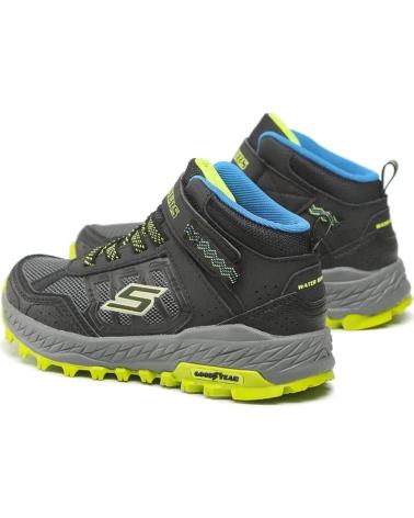 Sportivo-De-Niña-SKECHERS-CALZADO-MARCA-MODELO-MID-TOP-G-NEGRO