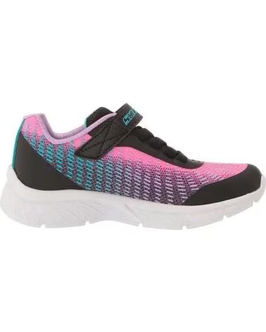 Sneaker für Mädchen SKECHERS ZAPATILLAS MICROSPEC PLUS-SWIRL SWEET BLACK