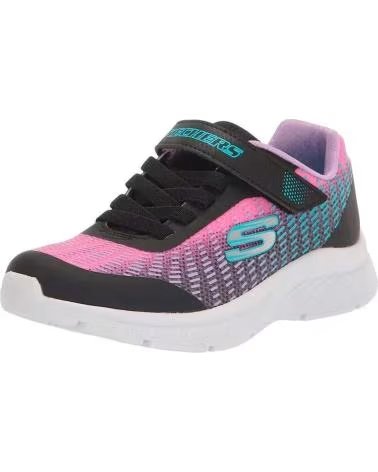 Sneaker für Mädchen SKECHERS ZAPATILLAS MICROSPEC PLUS-SWIRL SWEET BLACK
