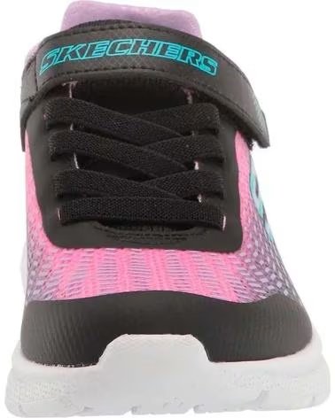Sneaker für Mädchen SKECHERS ZAPATILLAS MICROSPEC PLUS-SWIRL SWEET BLACK