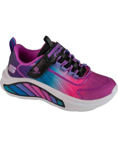Sapatos de Menina SKECHERS ZAPATILLAS RAINBOW CRUISERS PARA NINAS EN COLOR ROSA