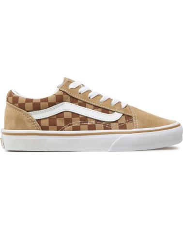 Schuhe für Mädchen und Junge VANS OFF THE WALL ZAPATILLAS VANS OLD SKOOL PARA NINOS UNISEX EN COLOR MARRON MARRON