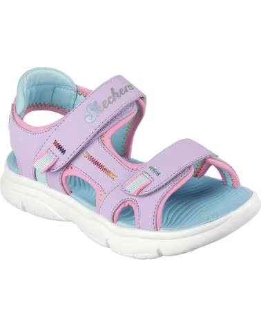 Sandali per Bambina SKECHERS CALZADO MARCA MODELO FLEX SPLA ROSA