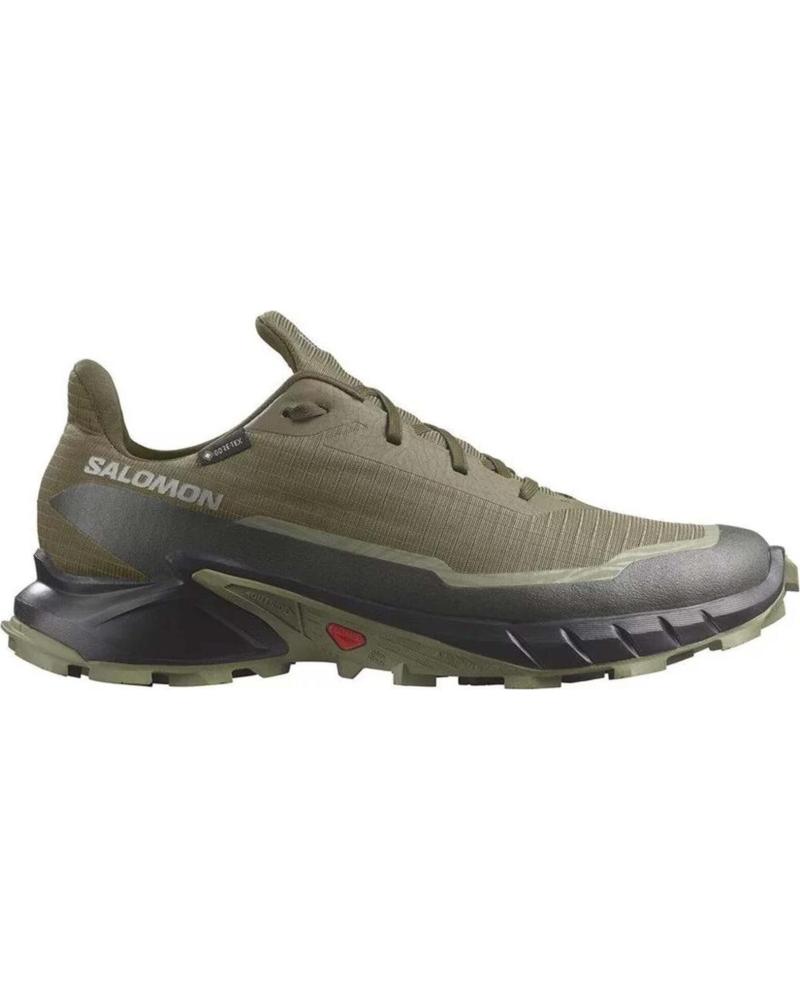Sportschuhe für Herren SALOMON ZAPATILLAS ALPHACROSS GTX PARA HOMBRE EN COLOR VERDE