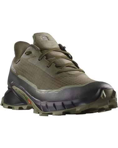 Sportschuhe für Herren SALOMON ZAPATILLAS ALPHACROSS GTX PARA HOMBRE EN COLOR VERDE