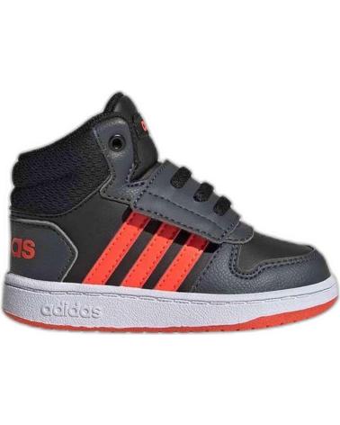 Sportivo-De-Niña-ADIDAS-ZAPATILLAS-HOOPS-MID-2-0-I-PARA-NINOS-UNISEX-EN-COLOR-NEGRO