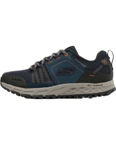SKECHERS ZAPATILLAS ESCAPE PLAN NARANJA 51591-NVOR HOMBRE AZUL MARINO