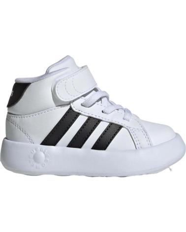girl and boy Trainers ADIDAS ZAPATILLAS GRAND COURT MID PARA BEBE EN COLOR BLANCO