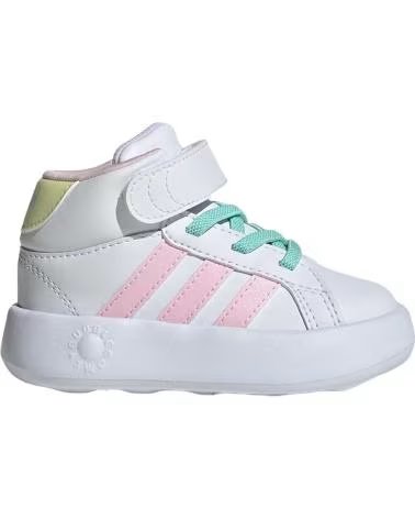 girl and boy Zapatillas deporte ADIDAS ZAPATILLAS GRAND COURT MID PARA BEBE EN COLOR BLANCO BLANCO