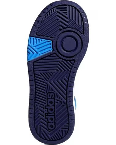 Scarpe per Bambina e Bambino ADIDAS ZAPATILLAS HOOPS 3 0 MID PARA NINOS UNISEX EN COLOR AZUL AZUL
