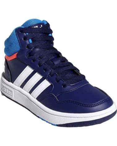 Scarpe per Bambina e Bambino ADIDAS ZAPATILLAS HOOPS 3 0 MID PARA NINOS UNISEX EN COLOR AZUL AZUL